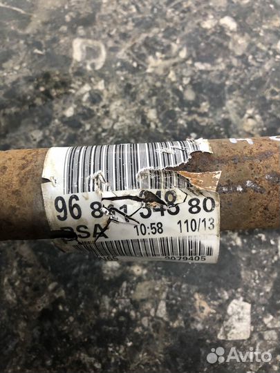 Привод передний правый Citroen C4 B7 / Ситроен С4