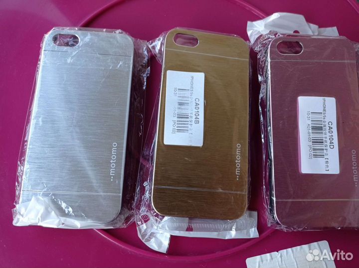 Чехол на iPhone 5, 5s розовый