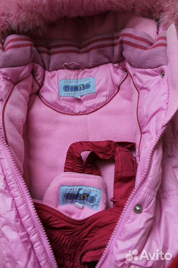 Зимний комплект на девочку 92