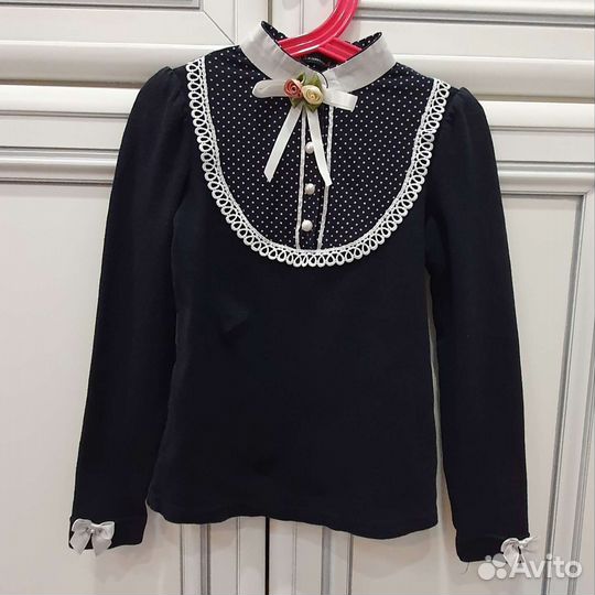 Школьная блузка маленькая леди 128