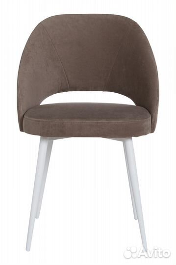 Стул эрика белый/тк. Десерт 05 латте