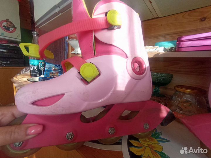 Роликовые коньки oxelo размер 30-32 (19-20 см