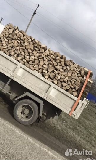 Дрова дубовые колотые