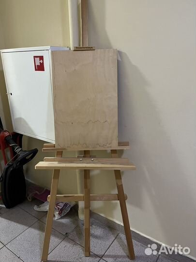 Мольберт для рисования напольный деревянный
