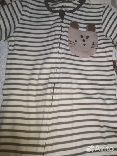 Слипы next 9-12 мес 74-80 см