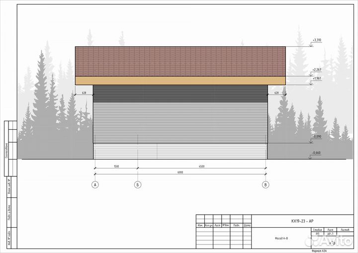 Готовый проект садового домика
