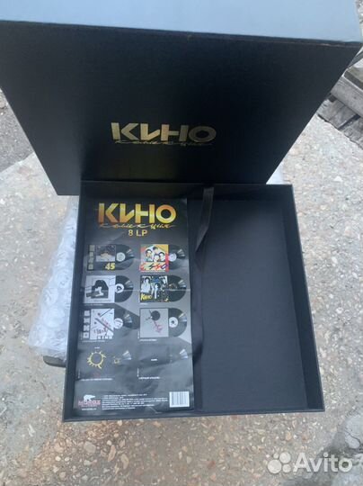 Коробка бокс группы Кино (без альбомов)