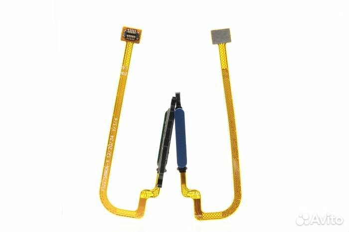 Шлейф Xiaomi Poco M3/Redmi 9T сканер отпечатка Син