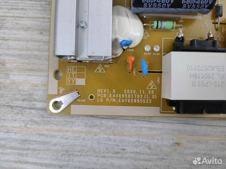 Блок питания EAX69501702 (1.0) EAY65895522