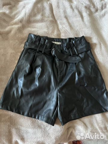 Шорты кожаные
