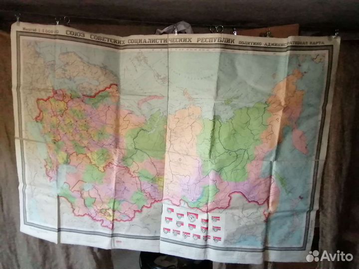 Карта СССР