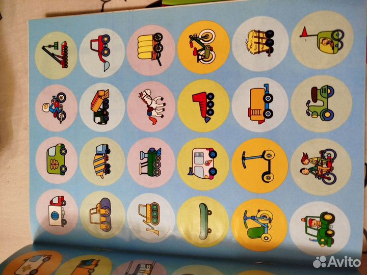 Раскраски с наклейками Мой первый english 3шт