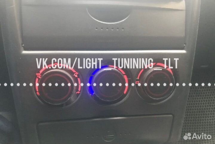 Модуль печки LED на Лада Приора