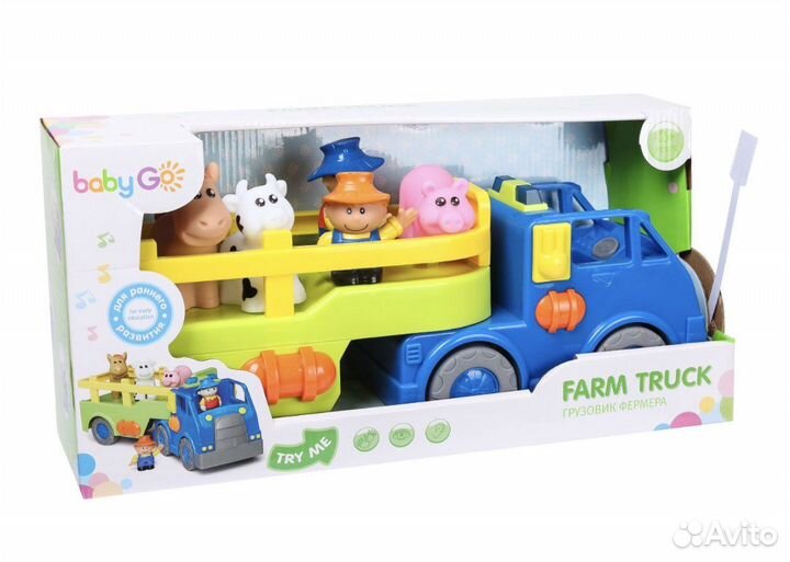 Развивающая машина ферма с животными