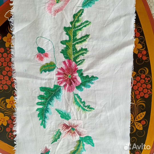 Изделия с вышивкой времён СССР винтаж
