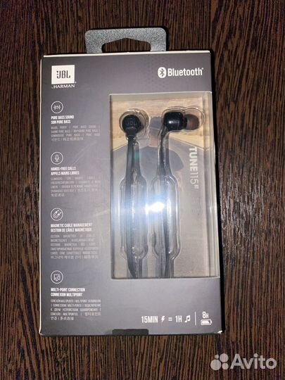 Беспроводные наушники с микрофоном JBL