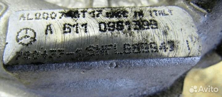 Турбина Mercedes-Benz Vito W638 1999 г