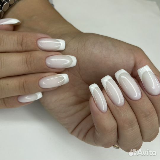 Маникюр с покрытием гель лак.Бесплатно
