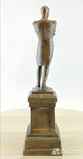 Скульптура (статуэтка) Крузенштерну бронза СССР