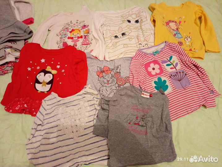 Вещи пакетом на девочку 2-4года