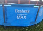 Каркасный бассейн bestway steel pro max 5 m3 б/у
