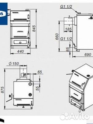 Твердотопливный котёл zota тополь м-20