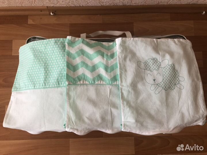 Бортики-подушки в детскую кроватку