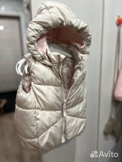 Куртка демис 86cм + жилетка 86см