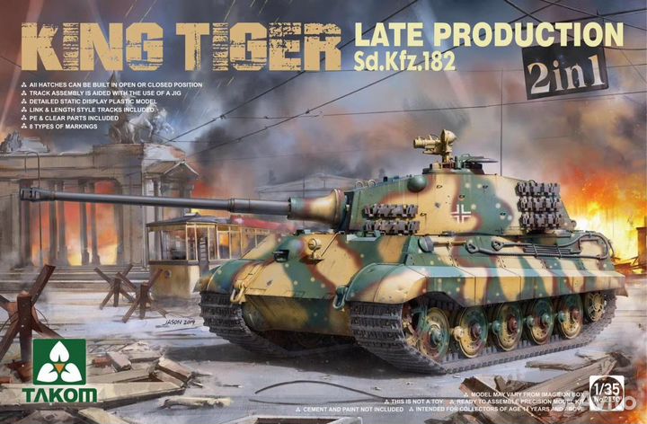 Takom 2130 1/35 Sd.Kfz.182 King Tiger Late