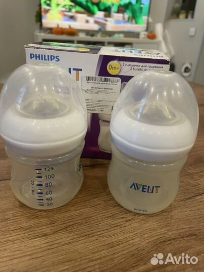Бутылочки avent, pigeon