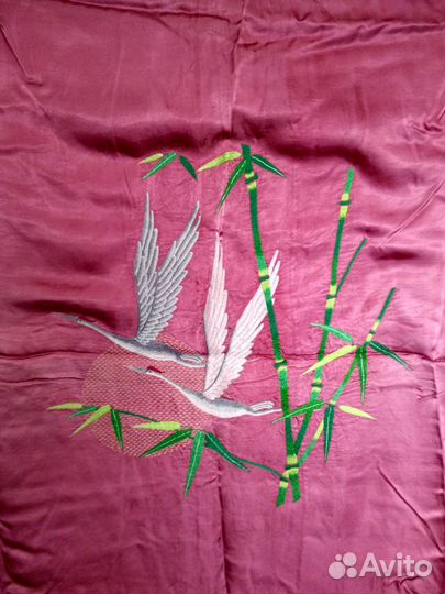 Покрывало шёлковое,Китай,времён СССР,1950-70гг