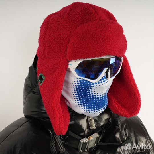 Шапка ушанка supreme