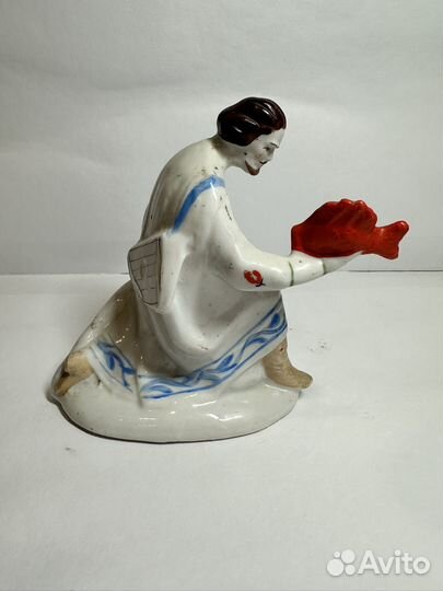 Статуэтка Садко с Золотой рыбеой