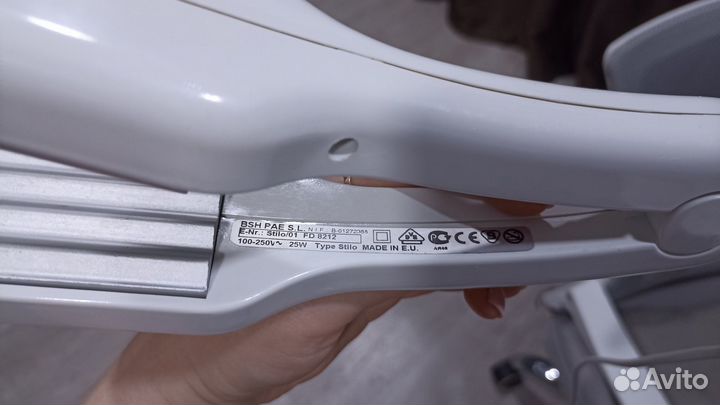 Плойка для волос гофре