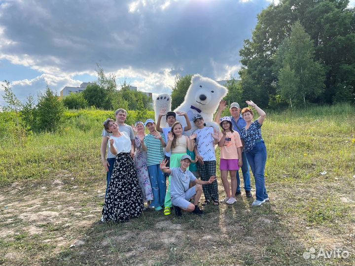 Белый Мишка в Ваш праздник