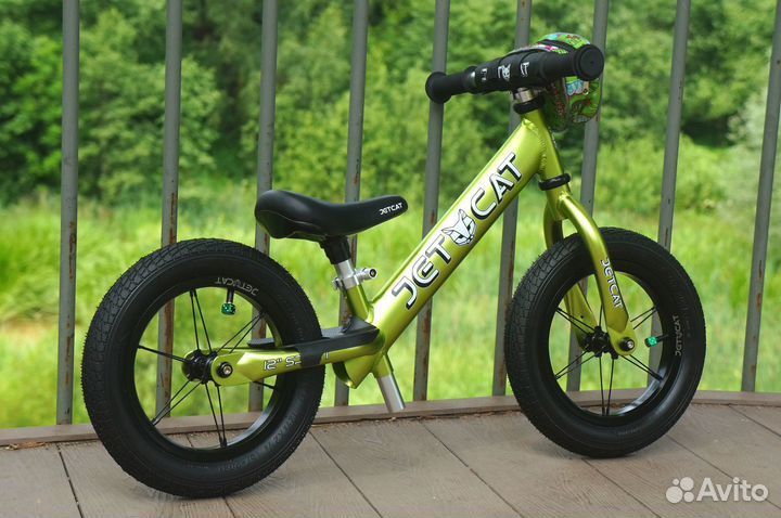 Беговел JetCat 12 Sport Slt Air Green