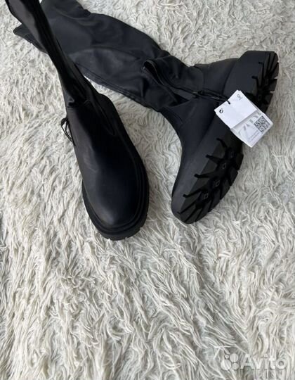 Ботфорты zara 37
