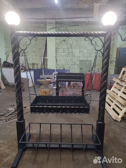 Мангал с освещением