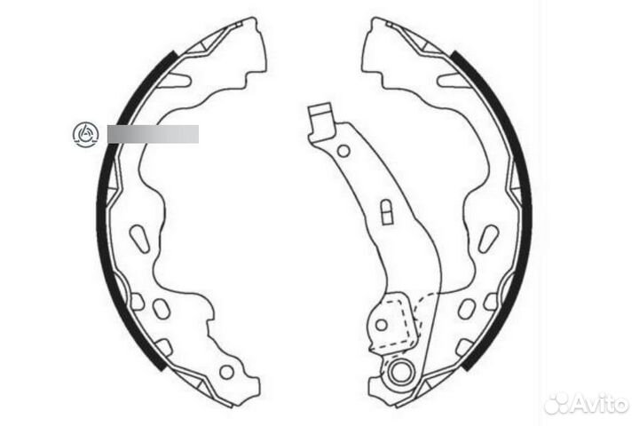 SB nagamochi BS21386 Колодки задние 1014002679 (geely)