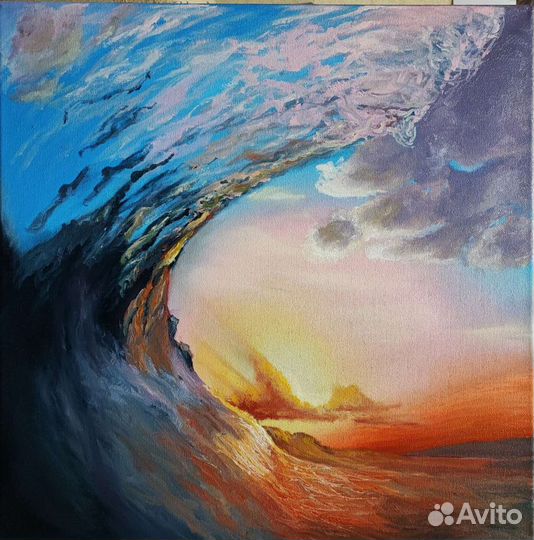 Картина маслом на холсте пейзаж