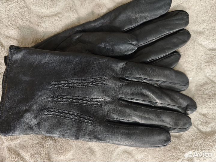 Мужские кожаные перчатки