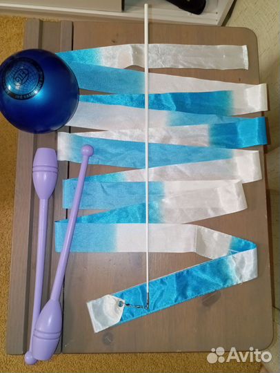 Гимнастический мяч лента булавы