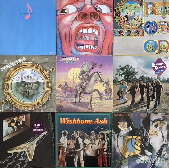 King Crimson,Wishbone Ash,Budgie,Lynyrd Skynyrd