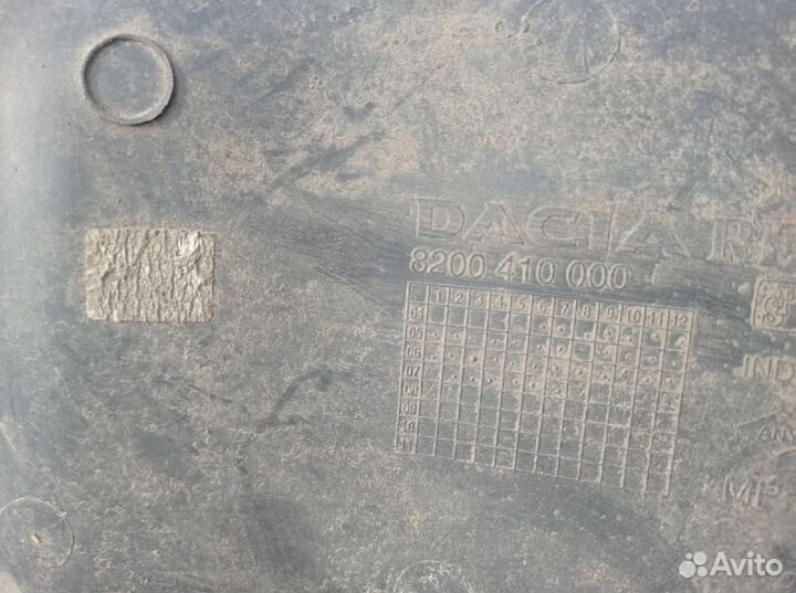 Пыльник двигателя рено