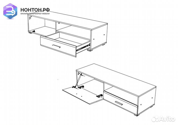 Тумба под тв-140 Gloss
