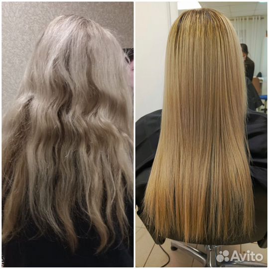 Кератин ботокс волос