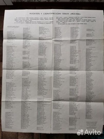 План - схема г.Москвы