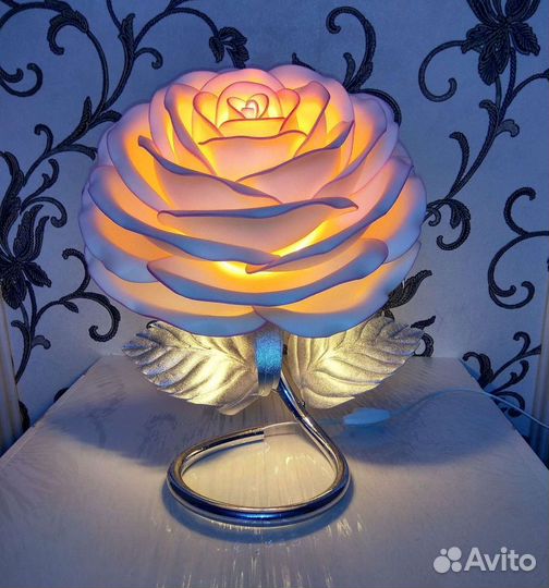 Роза светильник. Ночник из изолона