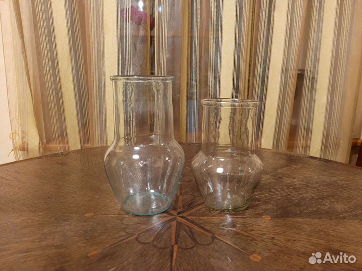 Крынки стеклянные