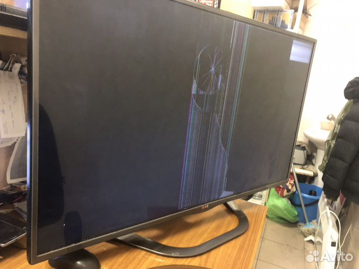 Lg 32la615v / lg 42la620v на запчасти битая матриц